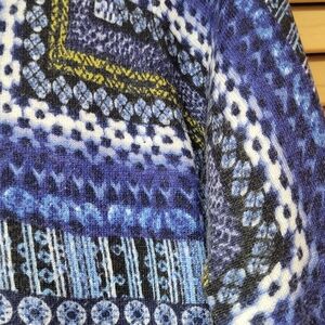 Joseph Blue and White Patterned Knit